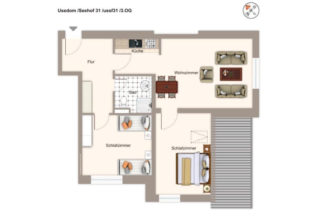Seehof Seehof 31 Heringsdorf Zewnętrze zdjęcie